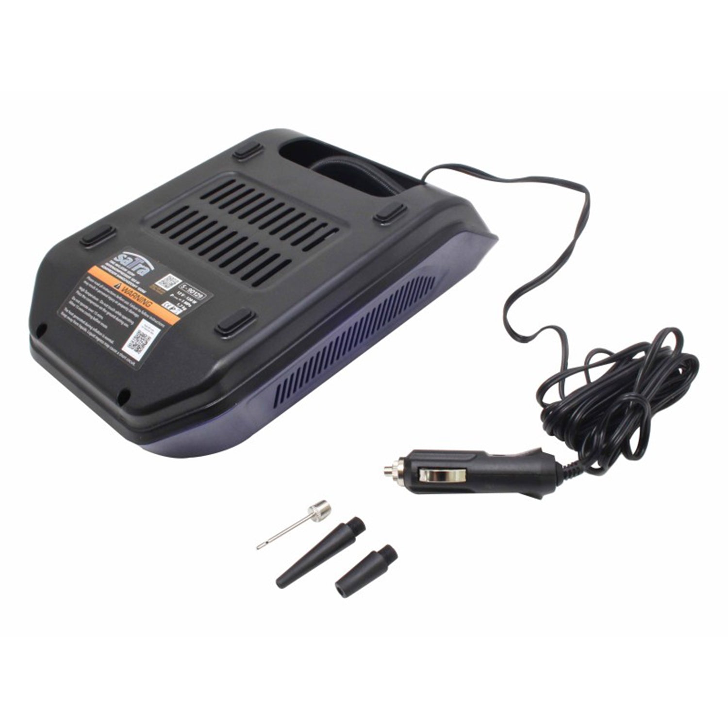 Compressore aria portatile per pneumatici, 12 V ,120W, 10.3 bar con manometro digitale per gonfiaggio gomme auto
