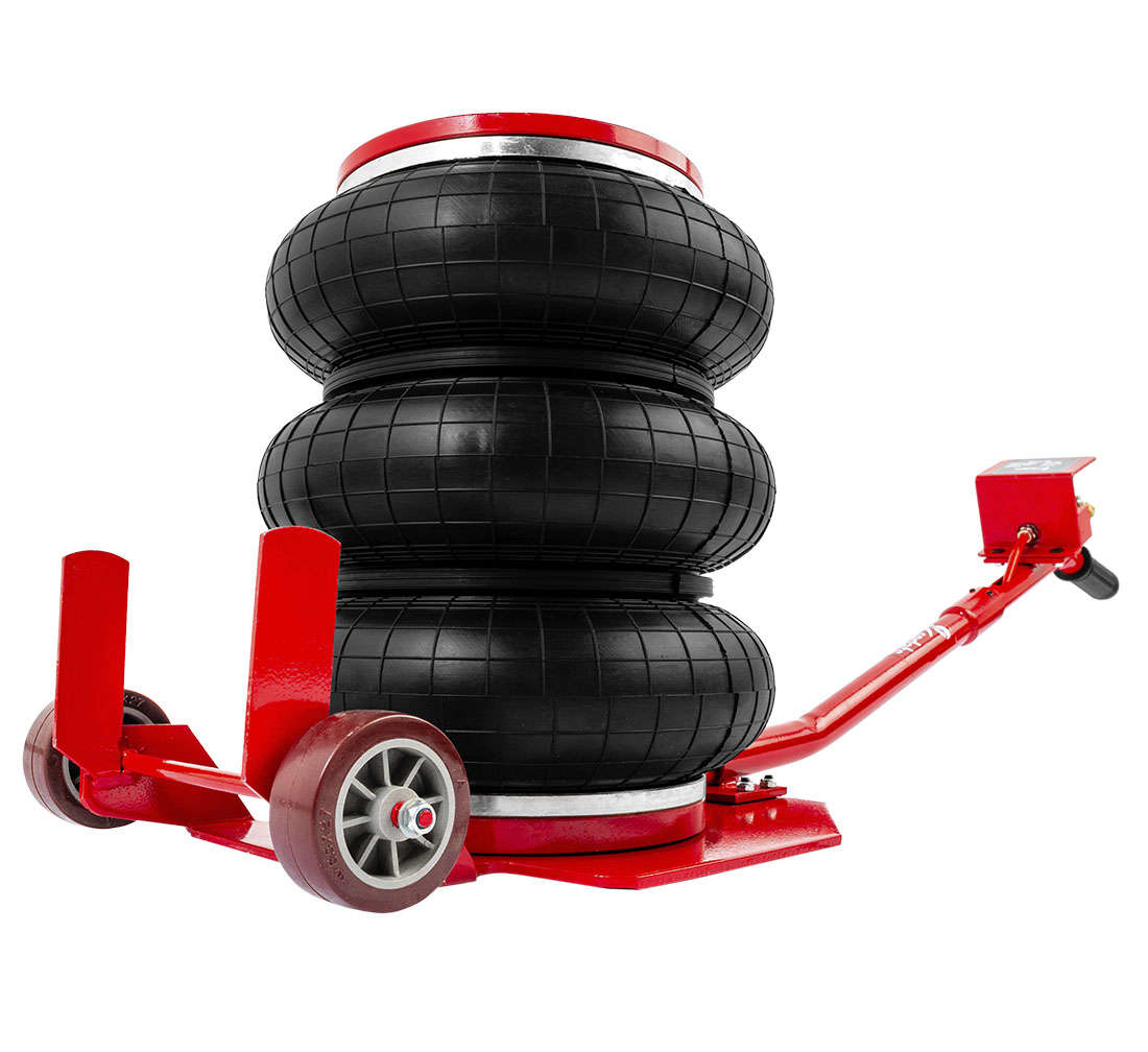 Cric ad aria compressa, 3,5 tonnellate/3500 kg, cric airbag, cric pneumatico da sollevamento pneumatico con maniglia per auto, garage, sollevamento 14–48 cm Redats Polonia