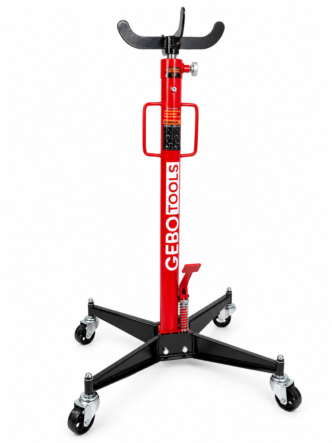 Sollevatore idraulico da fossa, portata 500 kg 0, 5 t, per sottoponte cambio motore, sollevamento 110-199, 5 cm