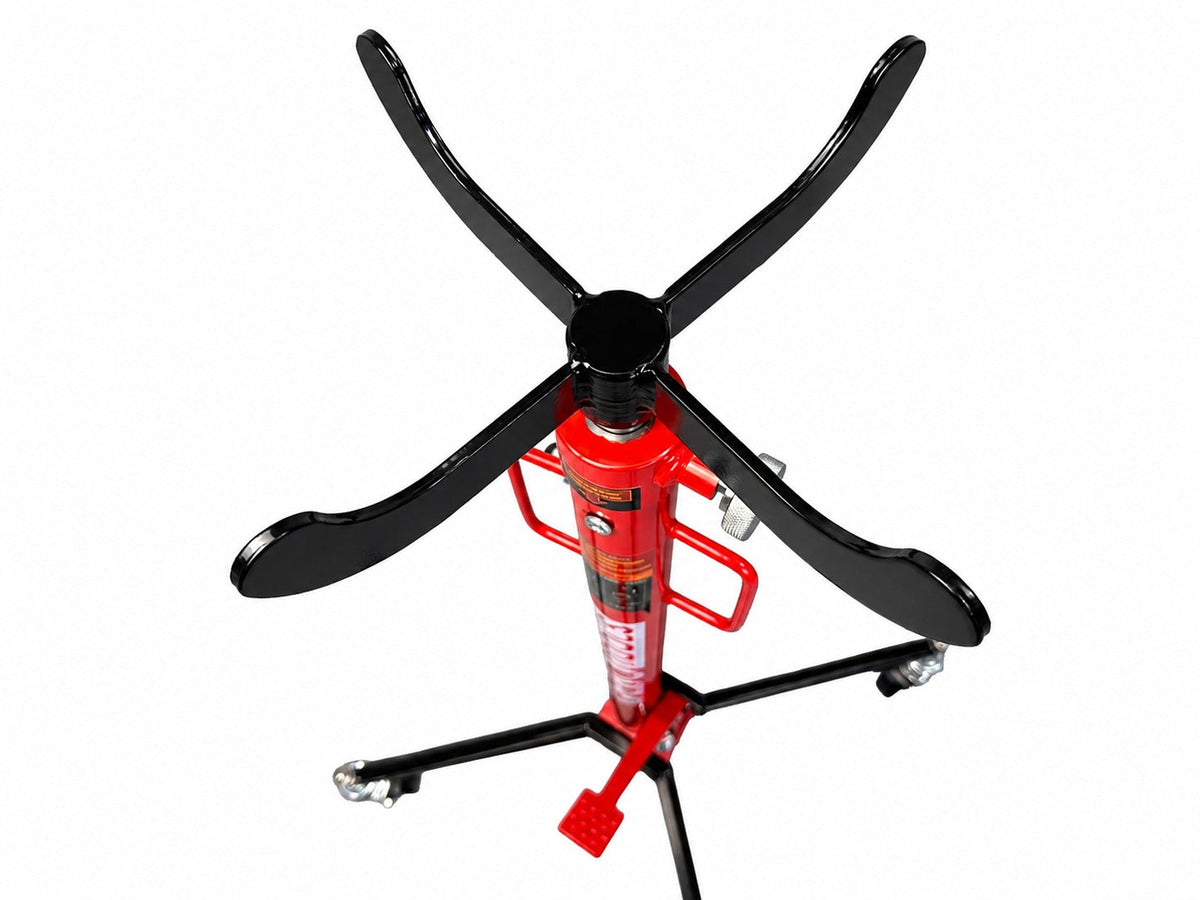 Sollevatore idraulico da fossa, portata 500 kg 0, 5 t, per sottoponte cambio motore, sollevamento 110-199, 5 cm