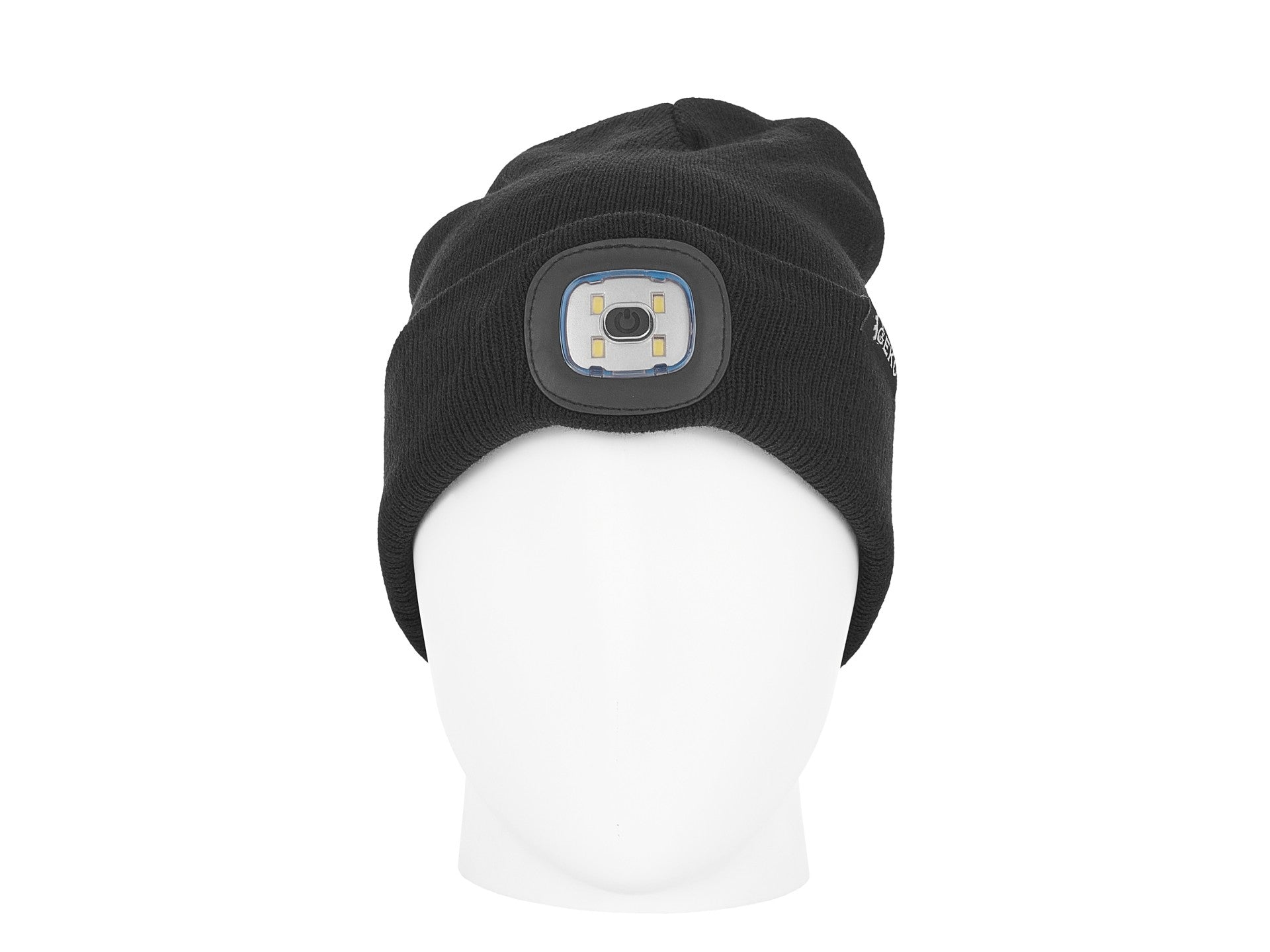 Cappello illuminato luminoso berretto,usb ricaricabile cappello da corsa-sport 4 LED lampeggiante impermeabile con luce invernale calda lampada frontale, regali per uomo e donna, mani libere per passeggiate notturne, pesca, campeggio, caccia, nero