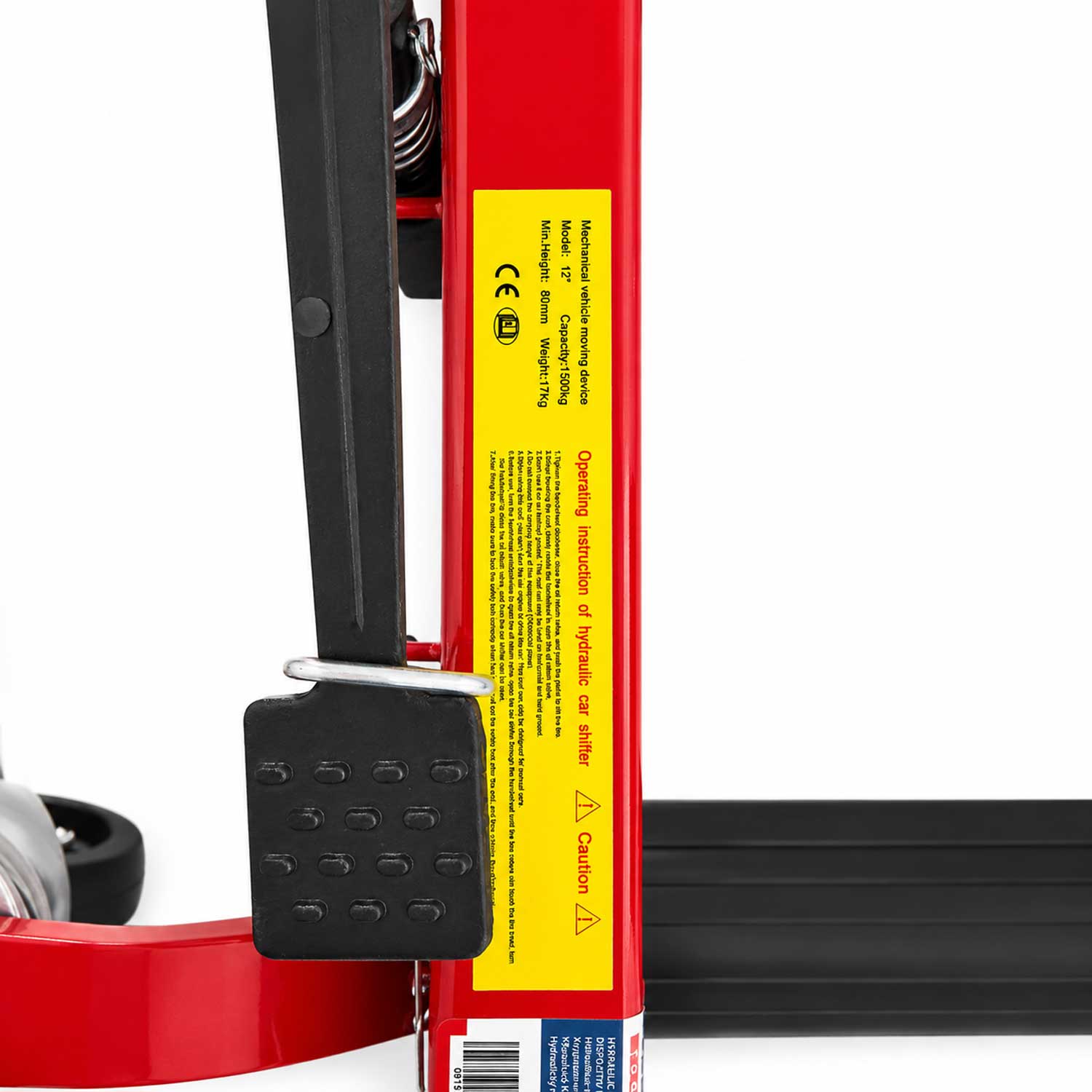 Dispositivo idraulico per spostamento veicoli incidentati , kit carrelli sposta auto moto danneggiate, set sollevatori-posizionatori parcheggio veicolo, garage, officina, con portata fino a 680 kg, Gebo Tools