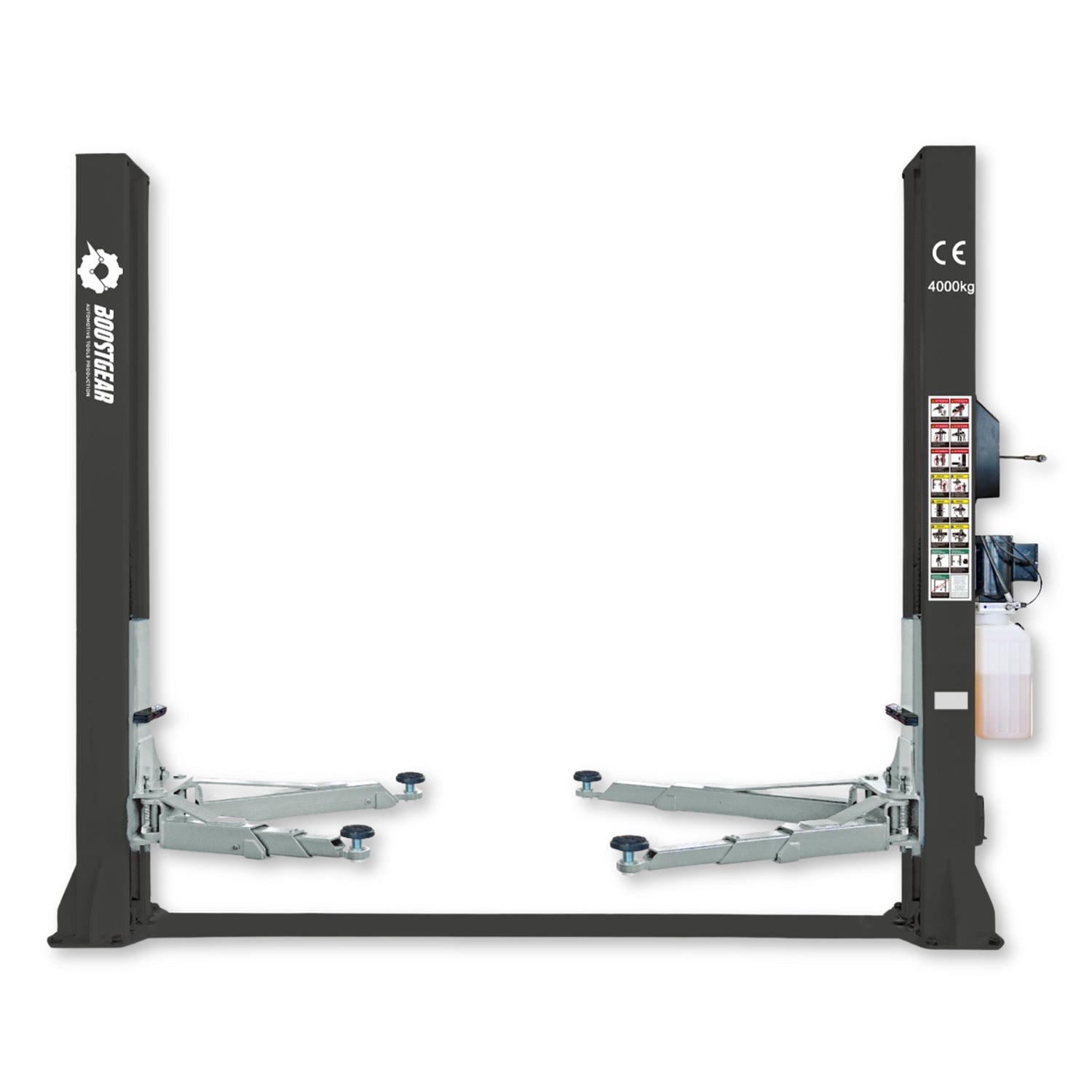Ponte sollevatore auto a 2 colonne, portata 4000 kg, ponte sollevatore idraulico 380 V, sblocco manuale, con olio incluso
