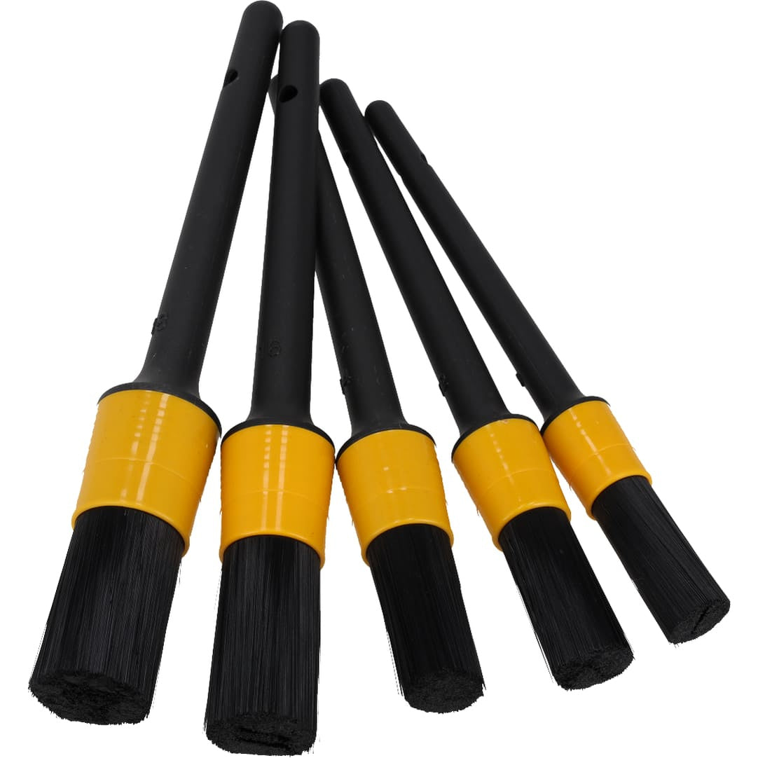 Set pulizia auto, spazzola per dettagli, detailing brush set, pulizia delicata e facile - uso universale - per cerchi, interni auto, motore, scarico, sedili, Ricambi, spazzole, pennelli, spugne, panni, 27 pezzi, Resser
