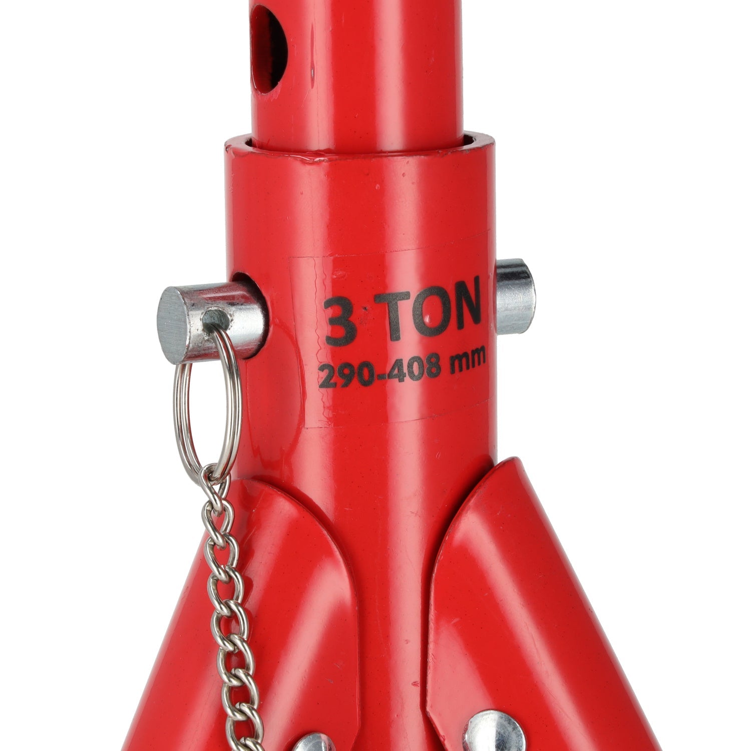 Set di 2 cavalletti di sostegno per veicoli, capacità 3000 kg 3 t, pieghevoli, colonnetta di sostegno, 290-408 mm Resser