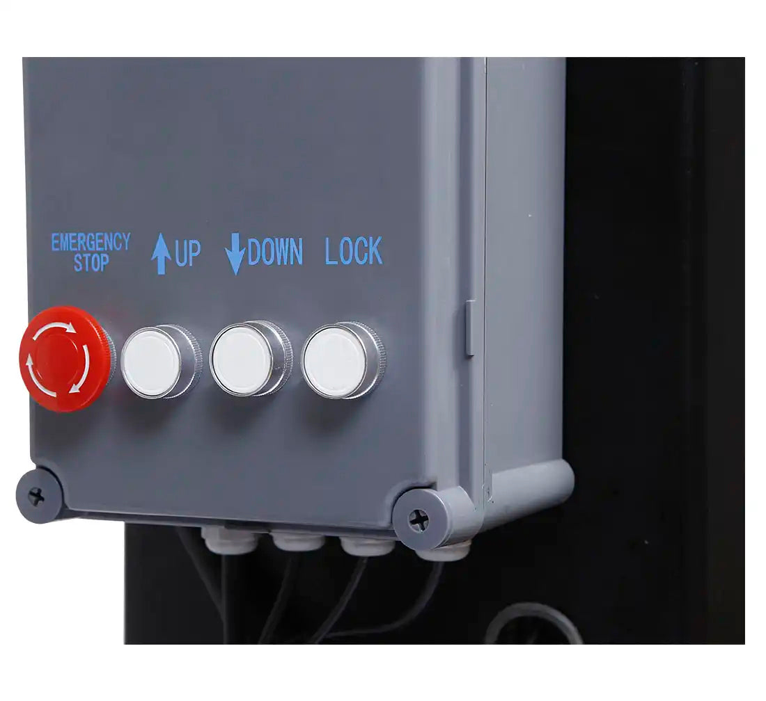 Ponte sollevatore auto a 2 colonne, portata 4000 kg, ponte sollevatore idraulico + olio gratis incluso, sblocco automatico elettroidraulico, 230 V L-240F Redats