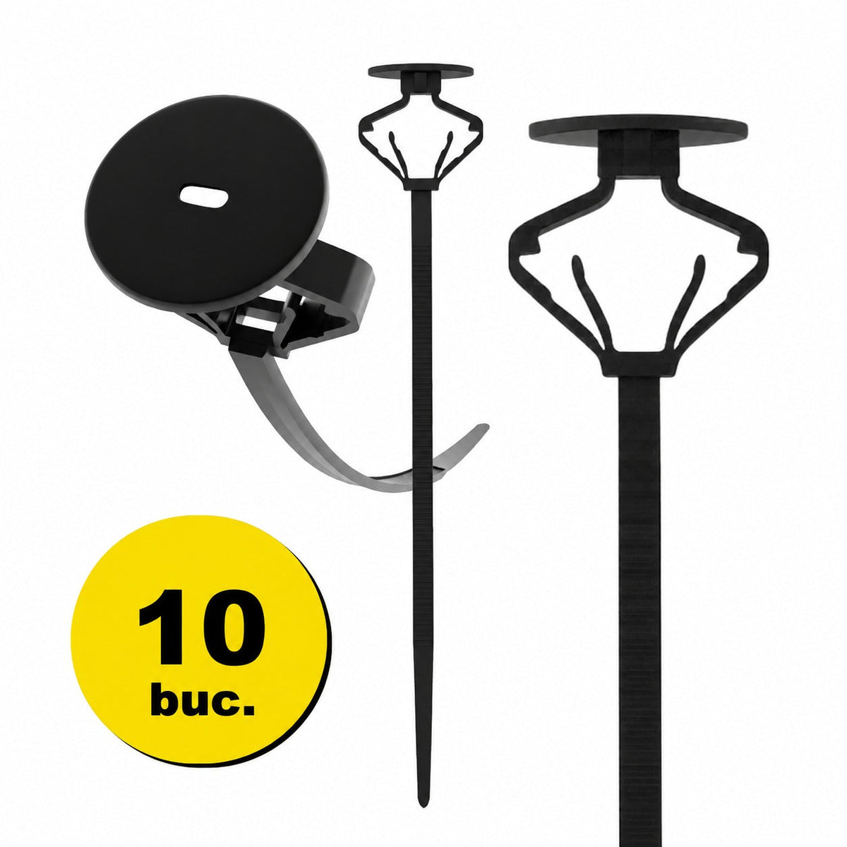Clips di fissaggio universali per auto Zipizip ,confezione da 10 pezzi