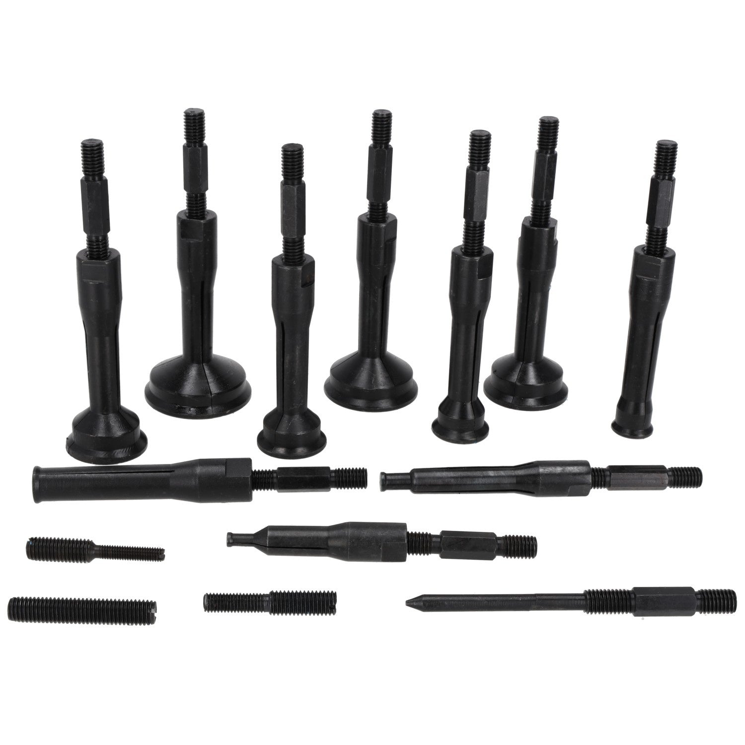 Set estrattore per boccole e cuscinetti interni con martello scorrevole, kit attrezzi per la rimozione boccole e cuscinetti 8 - 58 mm 16 pezzi Resser
