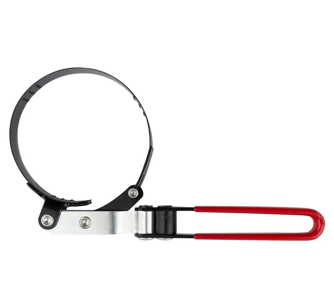 Chiave per filtro olio con cinghia-nastro regolabile, campo di serraggio 73–85 mm, strumento universale per la rimozione del filtro con fascia metallica per auto e camion, Redats