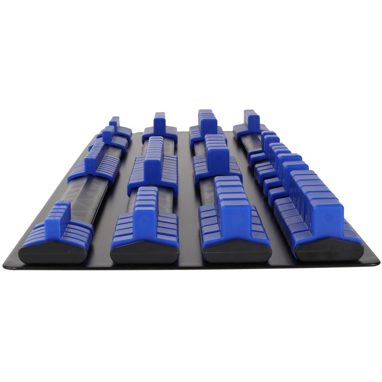 Supporto porta per chiavi a bussola da 1/2 pollice, 3/8 pollice, 1/4 pollice, organizer per 80 chiavi a bussola, supporto per binario, per miglior organizer per attrezzi in garage, supporto presa salvaspazio organizer vassoio scaffale rack binario, Resser