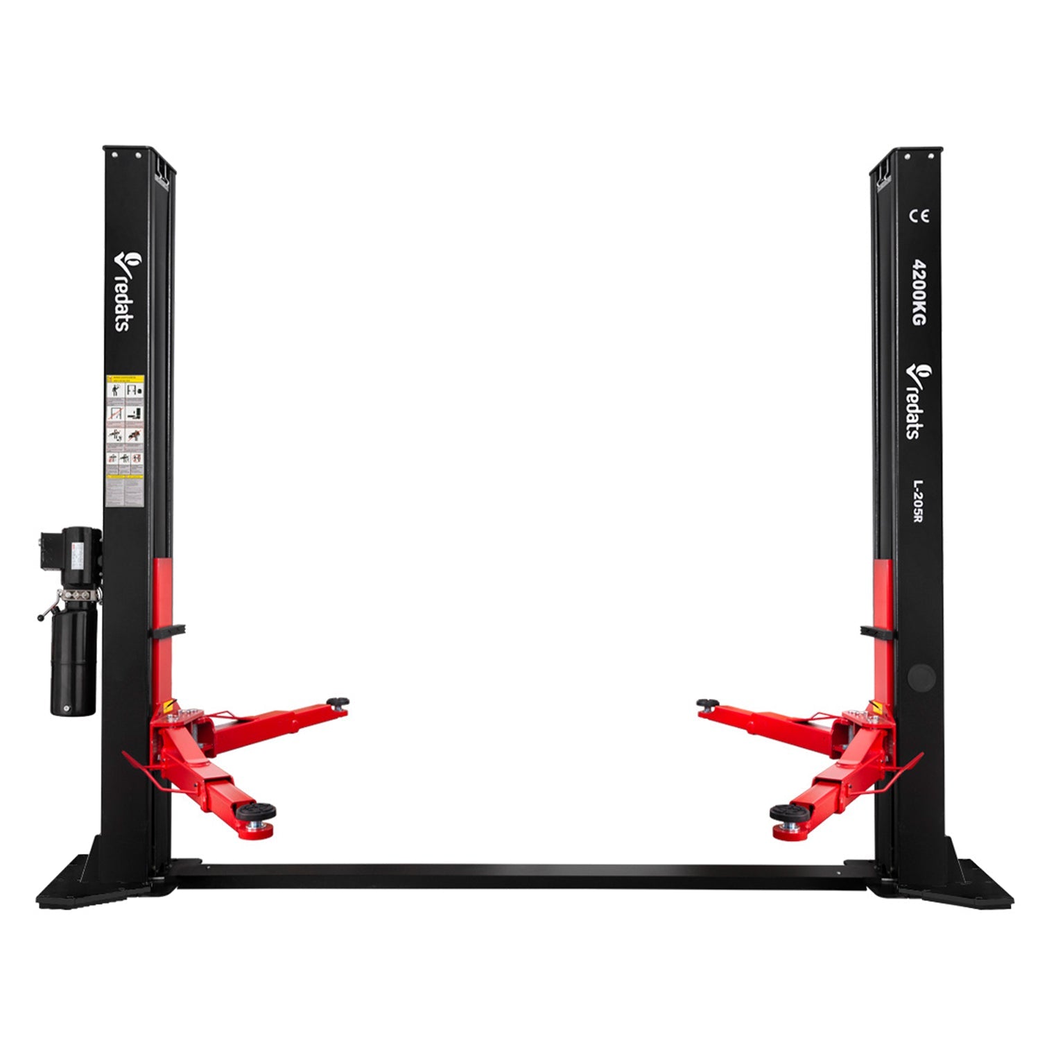 Ponte sollevatore auto a 2 colonne, portata 4200 kg, ponte sollevatore idraulico, sblocco manuale