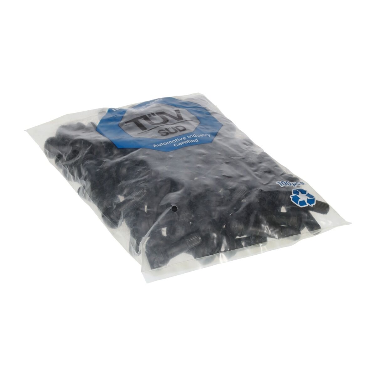 Valvole di gomma per pneumatici, set di 100 valvole tubeless TR413 Tuv