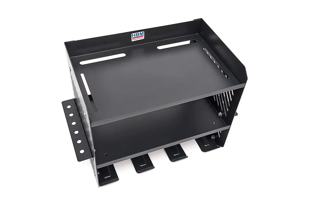 Porta attrezzi-organizzatore da parete per utensili elettrici 3 livelli per officina garage con portacacciaviti Hbm