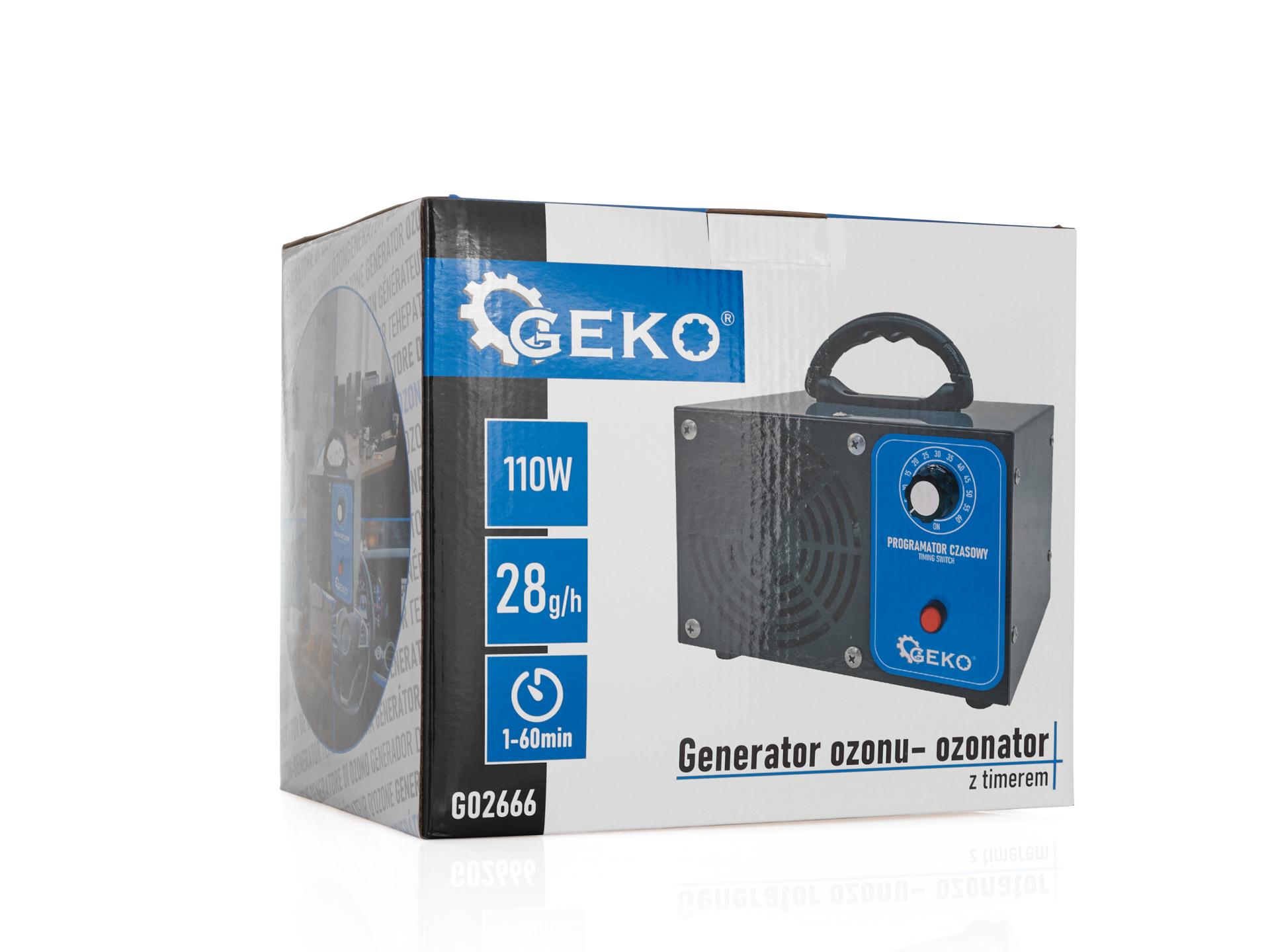 28,000mg/h generatore di ozono portatile, industriale ozonizzatore purificatore d'aria ozono con timer, macchina ozono odor remover, purificatore d'aria per auto, abitazioni, uffici, garage, fumo e animali domestici, Geko