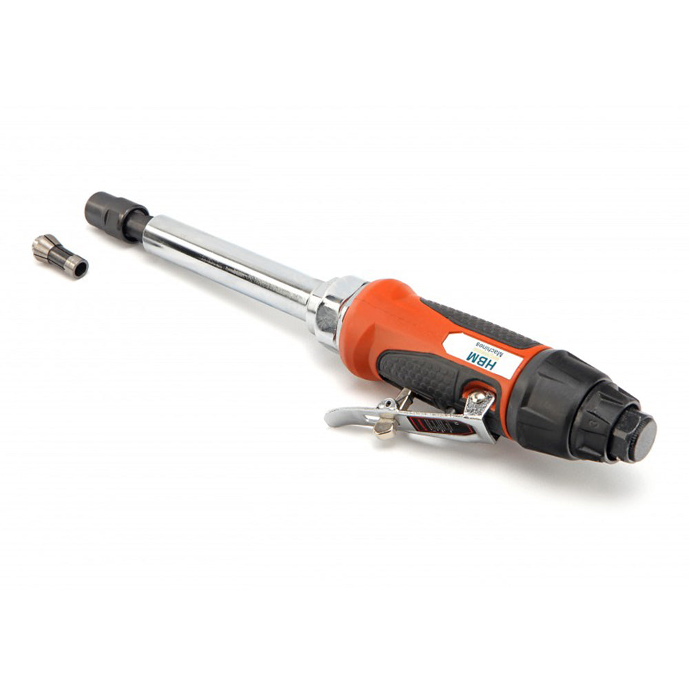 Smerigliatrice pneumatica assiale lunga, 125 mm e velocità regolabile Hbm