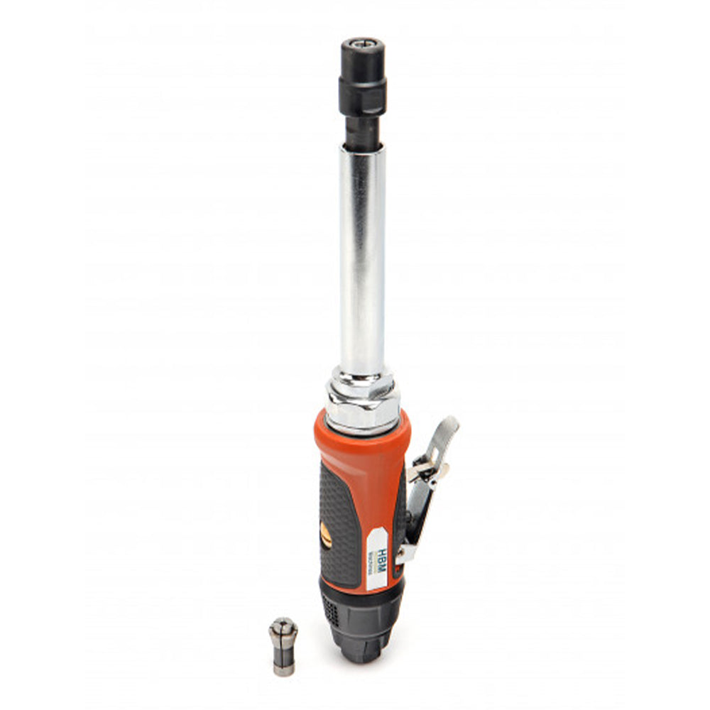 Smerigliatrice pneumatica assiale lunga, 125 mm e velocità regolabile Hbm
