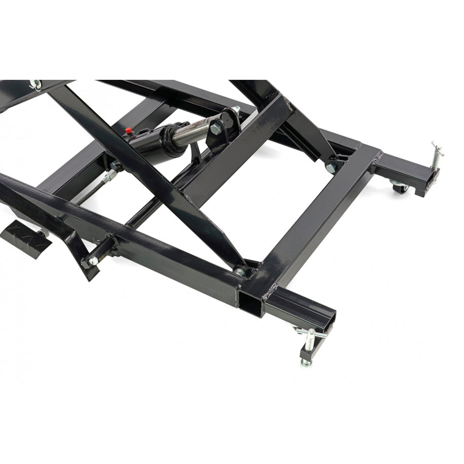 Ponte sollevatore idraulico per motocicli scooter 450 kg, piattaforma sollevatore idraulico, HBM 200 nero