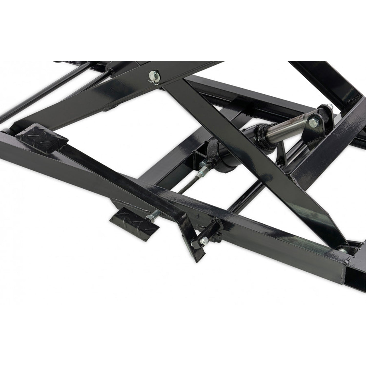 Ponte sollevatore idraulico per motocicli scooter 450 kg, piattaforma sollevatore idraulico, HBM 200 nero