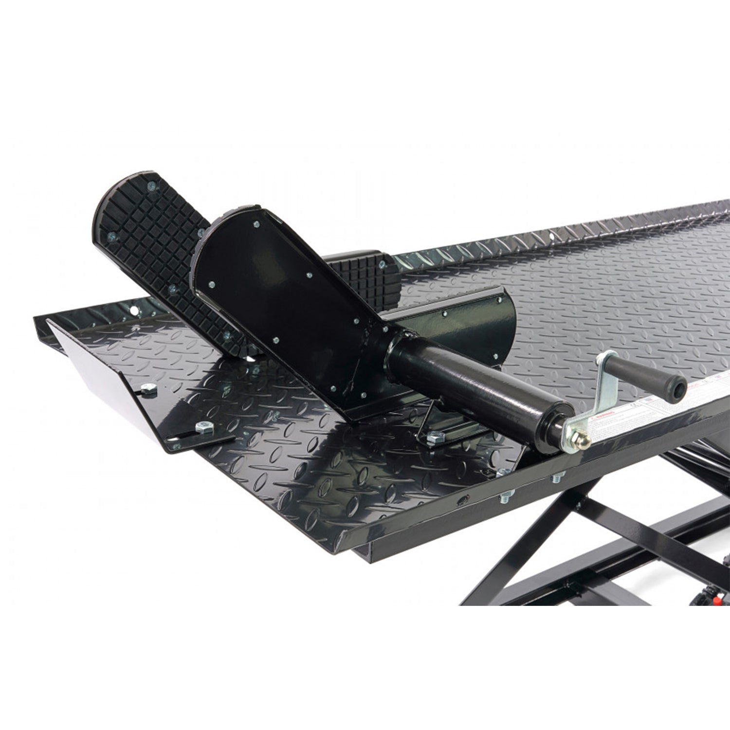 Ponte sollevatore idraulico per motocicli scooter 450 kg, piattaforma sollevatore idraulico, HBM 200 nero