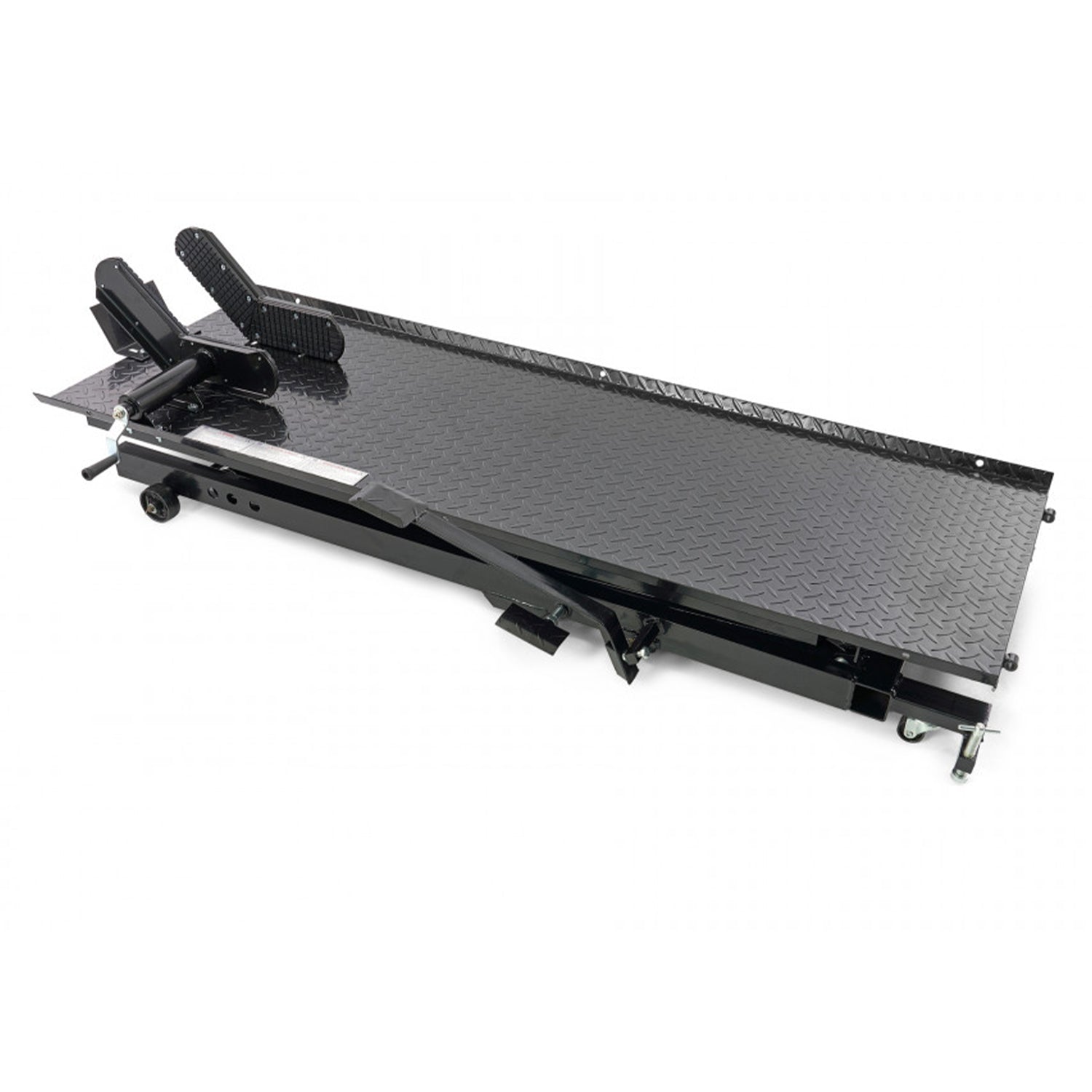 Ponte sollevatore idraulico per motocicli scooter 450 kg, piattaforma sollevatore idraulico, HBM 200 nero