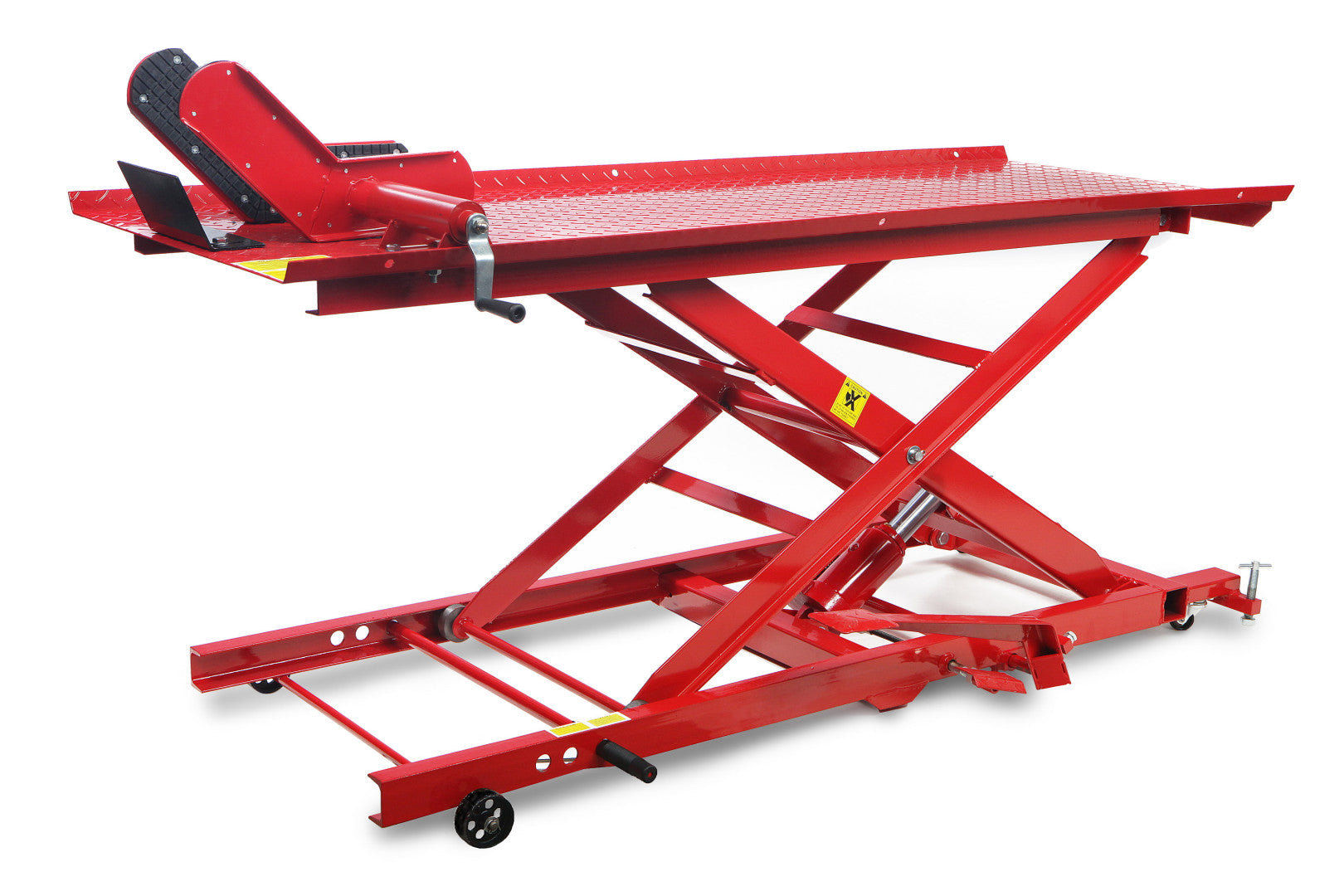Ponte sollevatore idraulico per motocicli scooter 450 kg, piattaforma sollevatore idraulico, HBM Machines Olanda