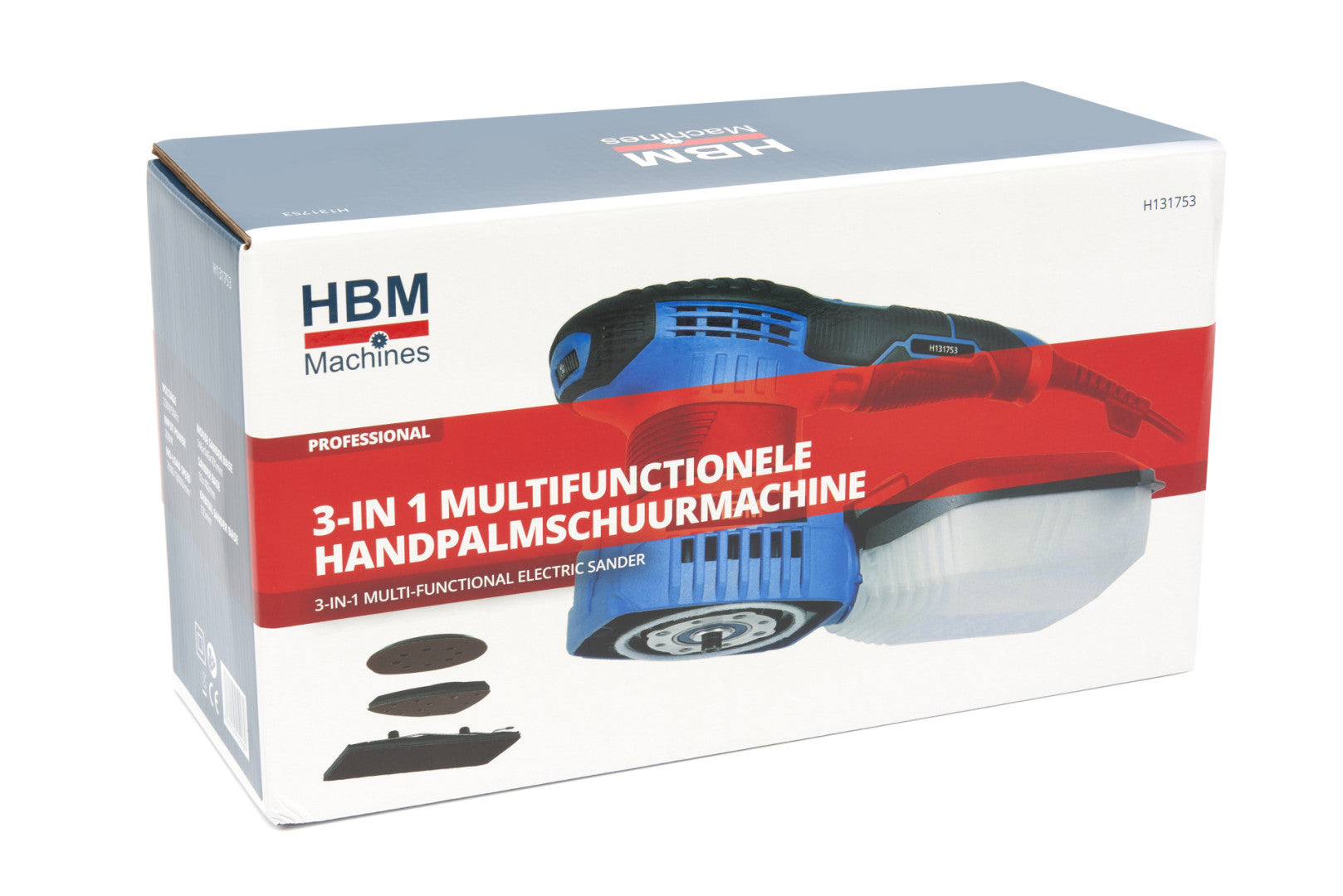 Levigatrice multifunzione 3-in-1, 200W, velocità regolabile, carte abrasive, bassa vibrazione, aspirazione della polvere, levigatrice mouse, orbitale, eccentrica per legno acciaio plastica