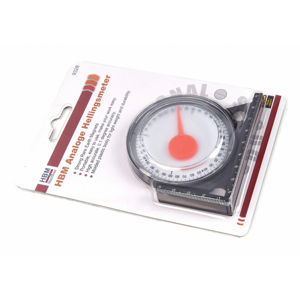 Inclinometro multifunzione per auto, strumento di misura, goniometro misuratore di livello di inclinazione, angolo finder clinometro misuratore di angolo di pendenza con base magnetica, Hbm