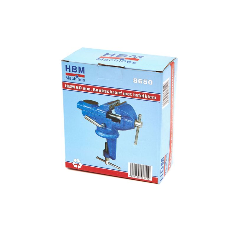 Morsa di precisione da banco con base girevole, morsa da banco rotante-girevole, per uso domestico commerciale da garage officina, morsa da banco apertura 60 mm
