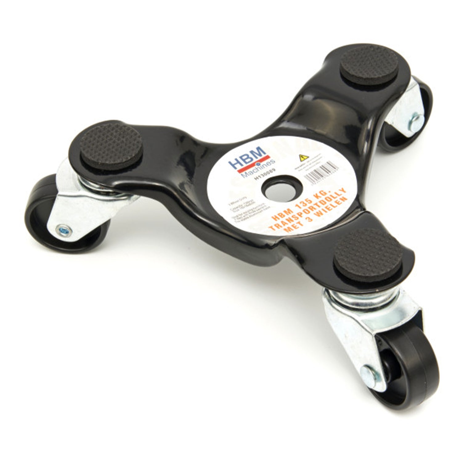 Piattaforma carico girevole con 3 ruote piroettanti 135 kg HBM