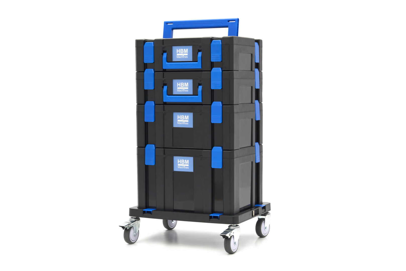 Carrello porta attrezzi / portautensili completo di utensili cassetti, 4 scomparti con ruote, 105 pezzi, valigette complete con utensili per fai da te, cassetta degli attrezzi con ruote, valigetta attrezzi, Hbm