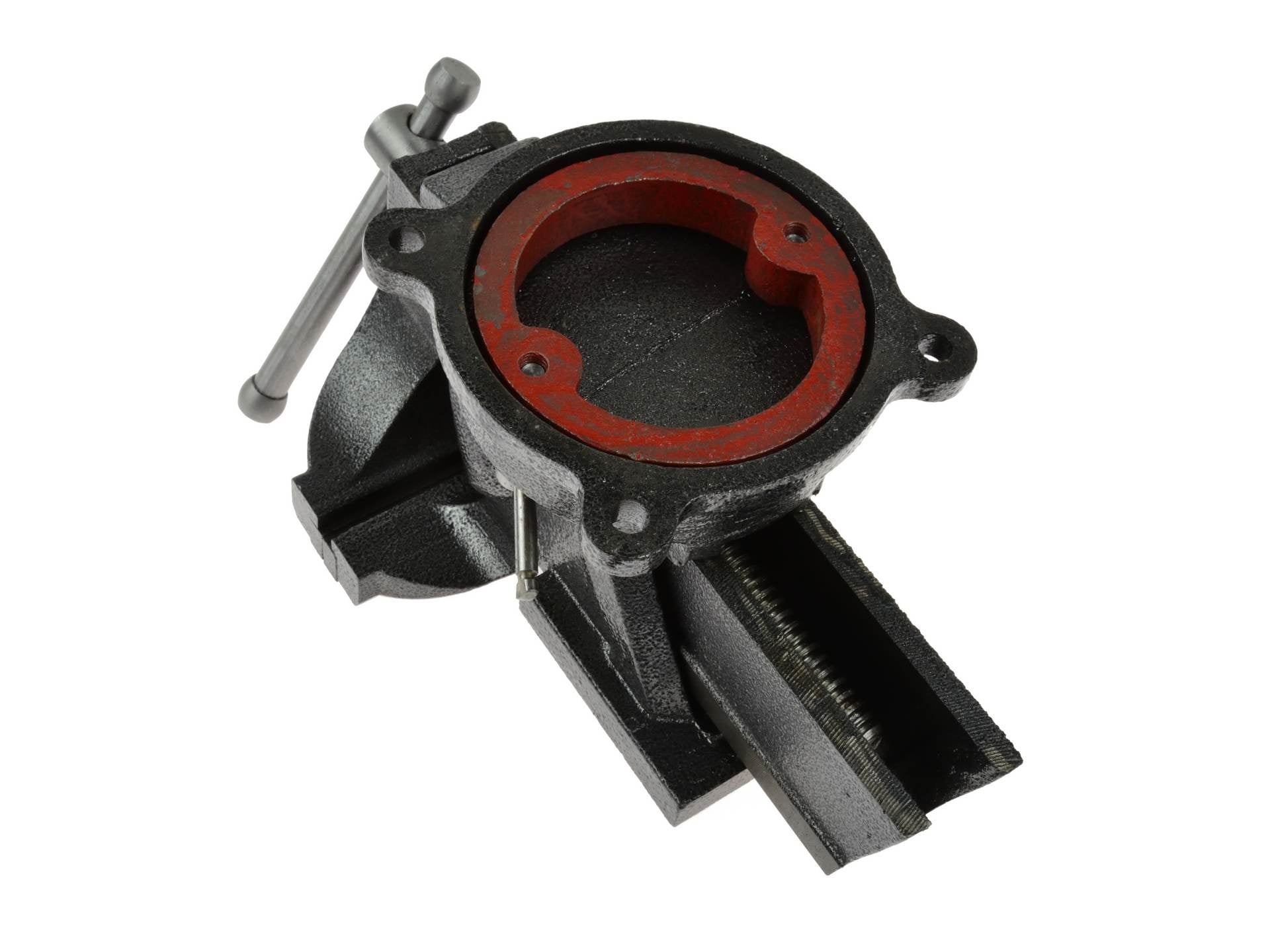 Morsa di precisione da banco con base girevole, morsa da banco rotante-girevole, per uso domestico commerciale da garage officina, morsa da banco apertura 150 mm 6"
