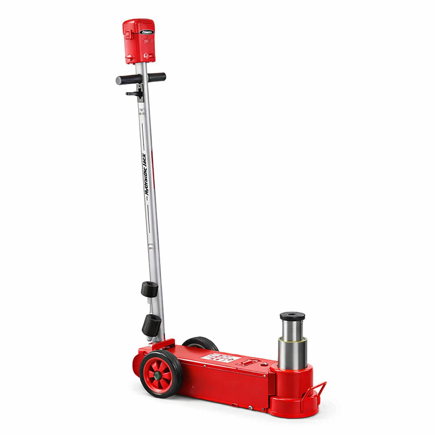 Cric idraulico sollevatore, martinetto idraulico capacità 20/40 t per sollevamento con intervallo di 151-299 mm per veicoli pesanti, camion, autobus, semirimorchi, rimorchi, Invento