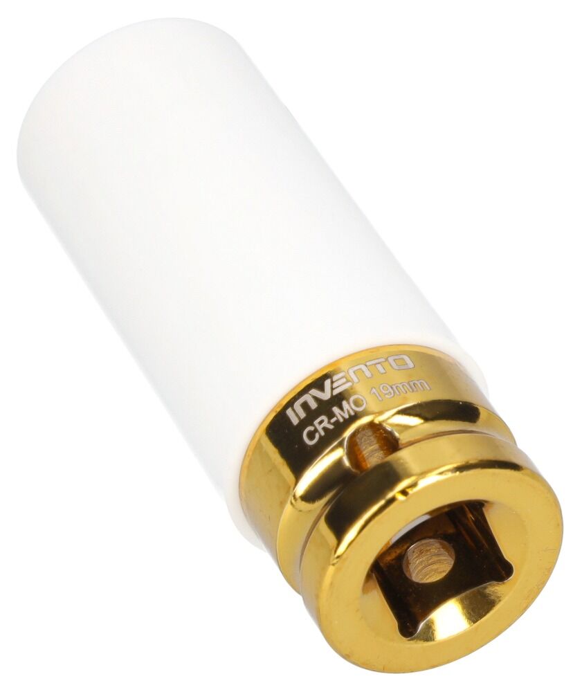 Chiave bussola 1/2" per ruota da 19mm, protegge cerchioni e dadi personalizzati con guaina protettiva-rinforzo in acciaio al cromo-molibdeno, Cr-Mo
