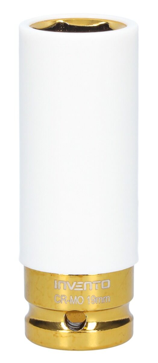 Chiave bussola 1/2" per ruota da 19mm, protegge cerchioni e dadi personalizzati con guaina protettiva-rinforzo in acciaio al cromo-molibdeno, Cr-Mo
