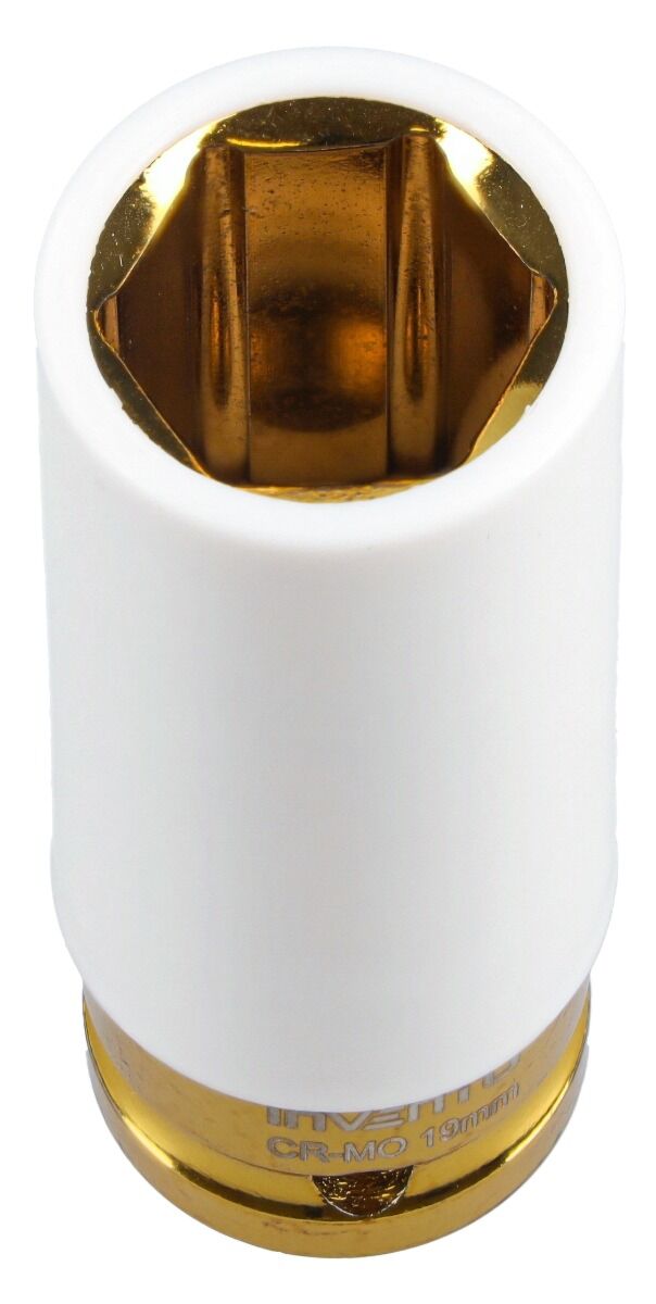 Chiave bussola 1/2" per ruota da 19mm, protegge cerchioni e dadi personalizzati con guaina protettiva-rinforzo in acciaio al cromo-molibdeno, Cr-Mo