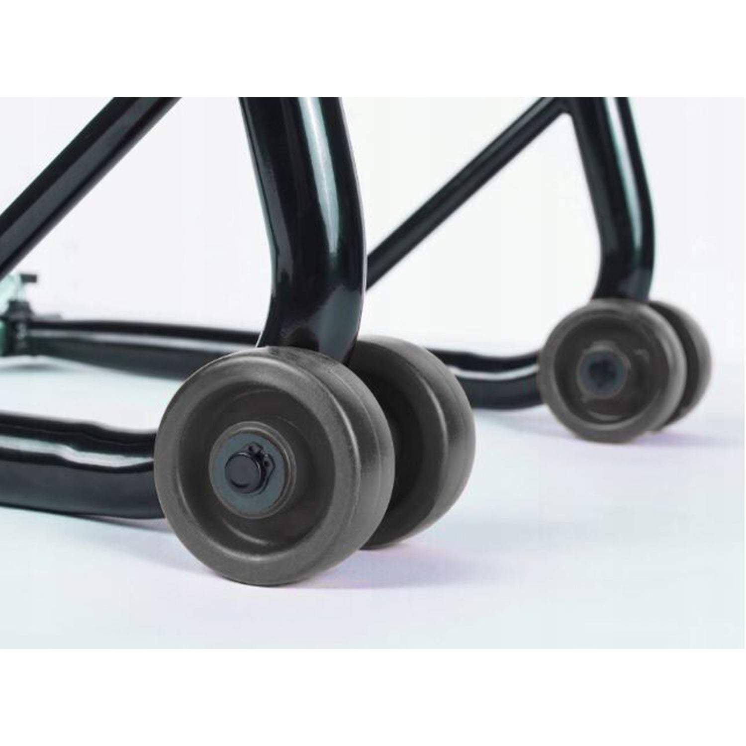 Cavalletto moto carico massimo 250 kg, bloccaggio ruota moto per pneumatici anteriori e posteriori, cavalletto alzamoto