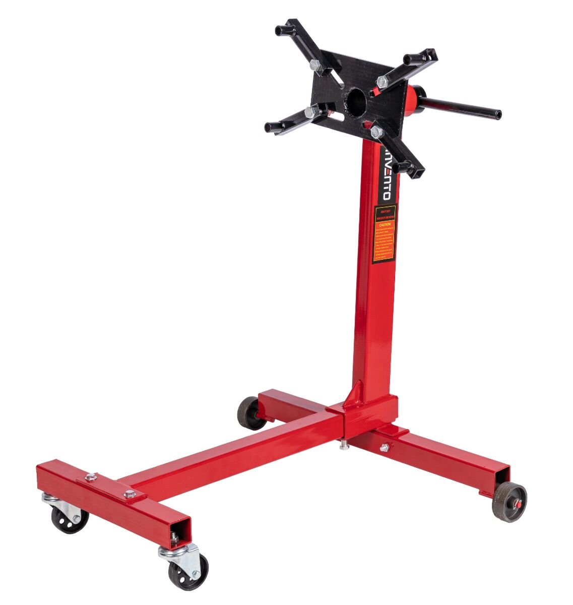 Cavalletto supporto motore, porta motore girevole, carrello sollevatore, sostegno motore da officina, capacità 450 kg, Invento