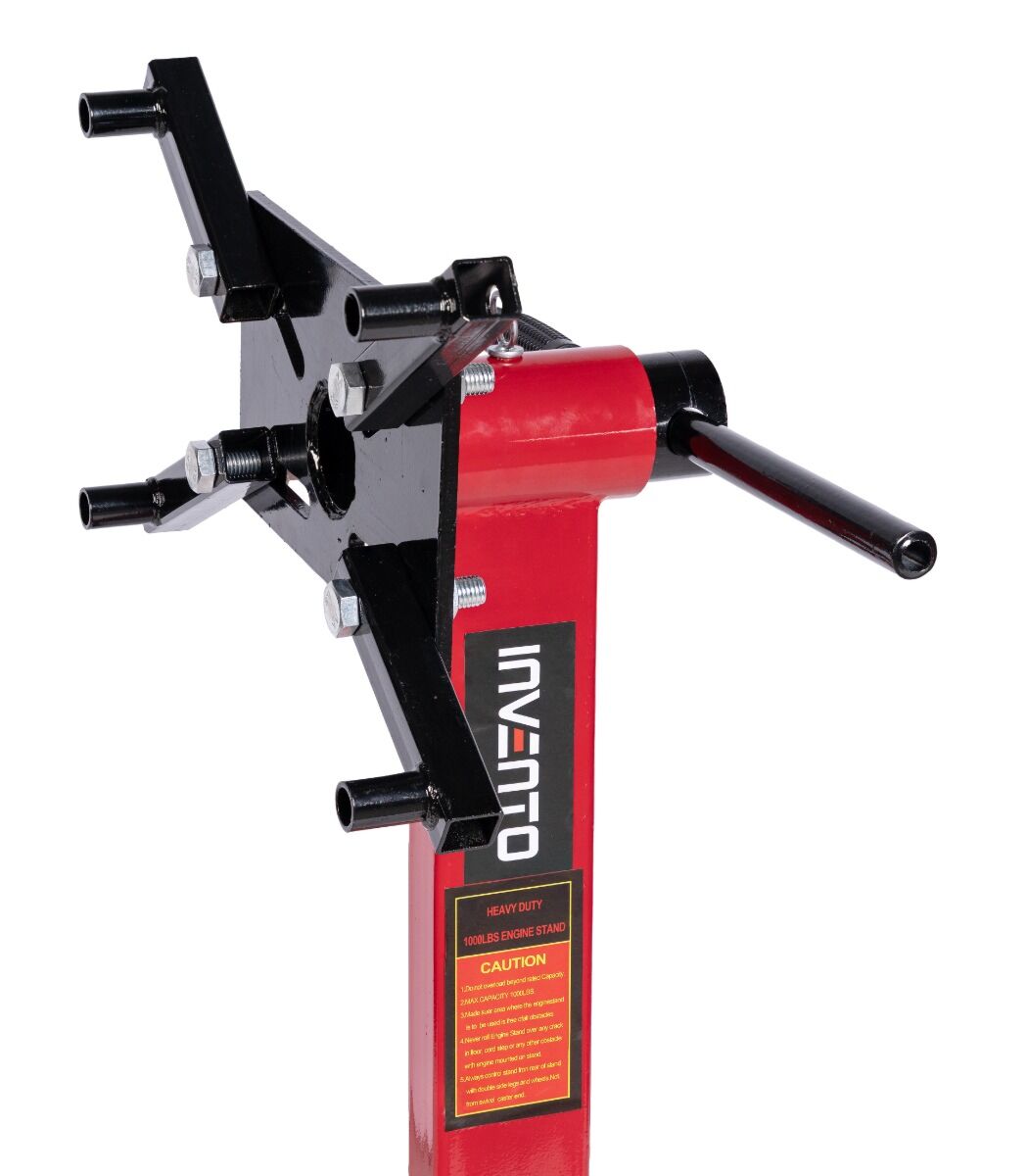 Cavalletto supporto motore, porta motore girevole, carrello sollevatore, sostegno motore da officina, capacità 450 kg, Invento