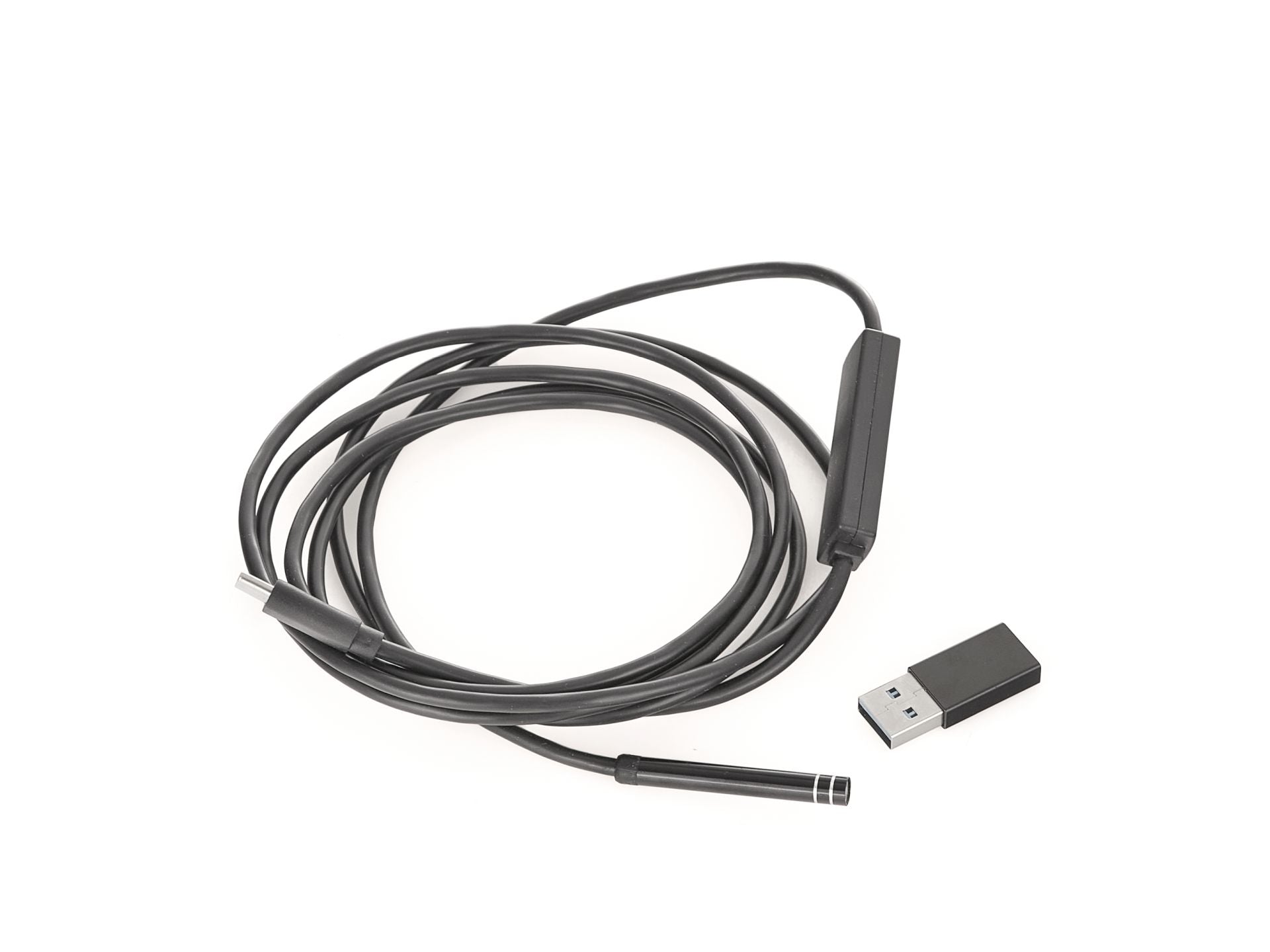 Telecamera per endoscopio auto 2 m, telecamera di ispezione con camera 5,5 mm, port usb-c