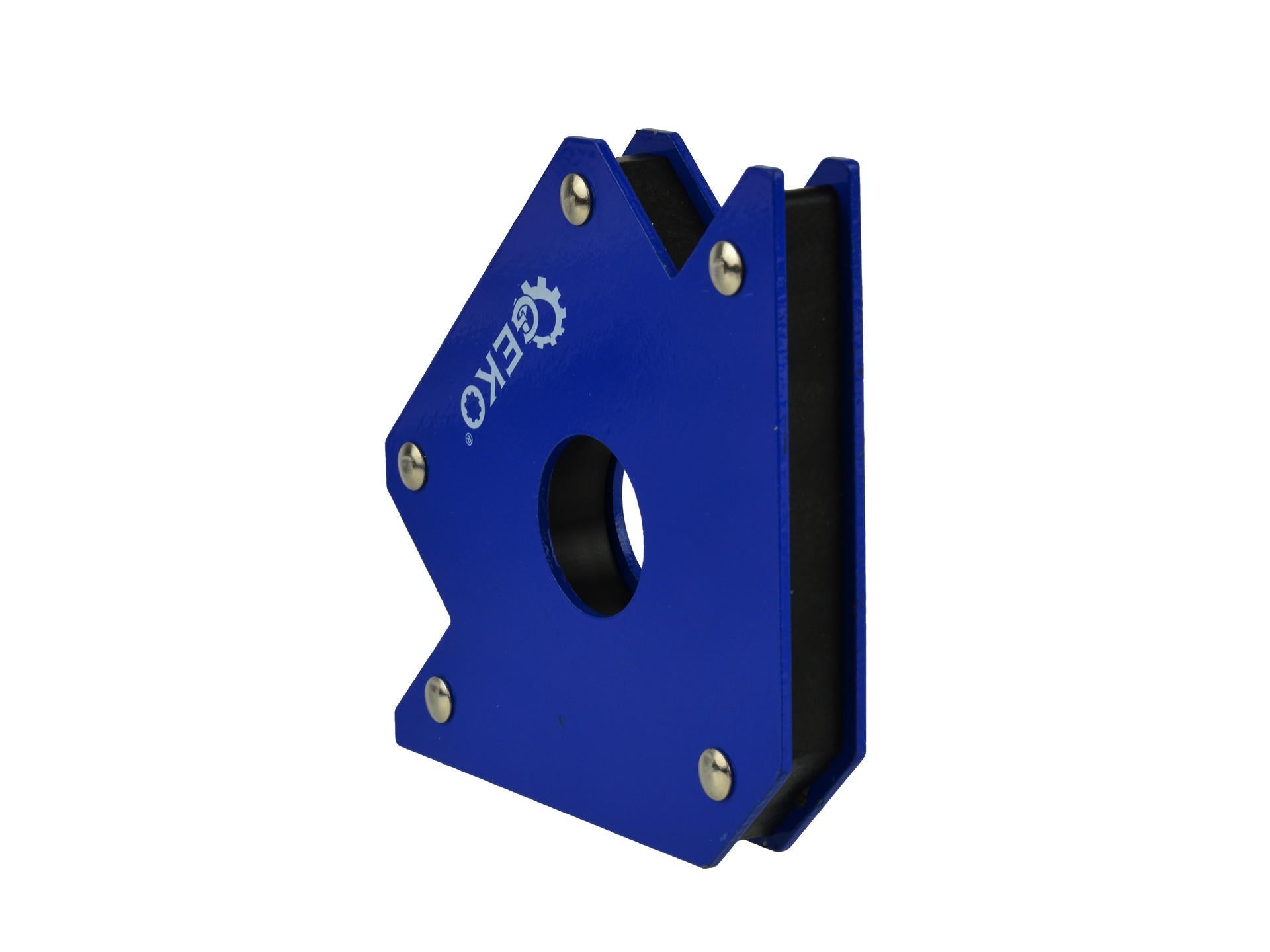 Squadra magnetica per saldatura, rosso, posizionatore supporto angolare calamita, 4" 22.5 kg