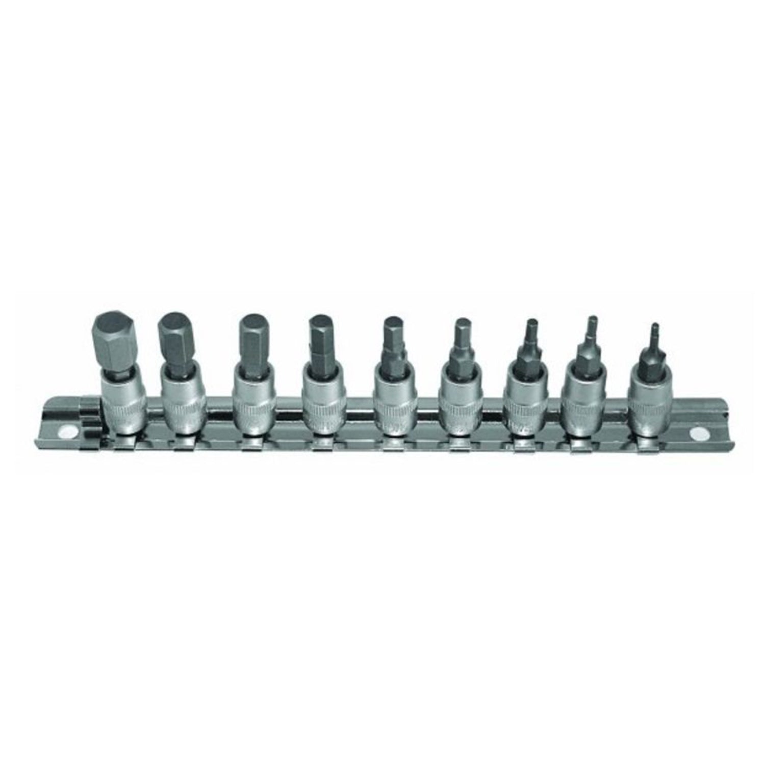 Set di chiavi esagonali per chiavi dinamometriche e trapani, 1/4" pollice