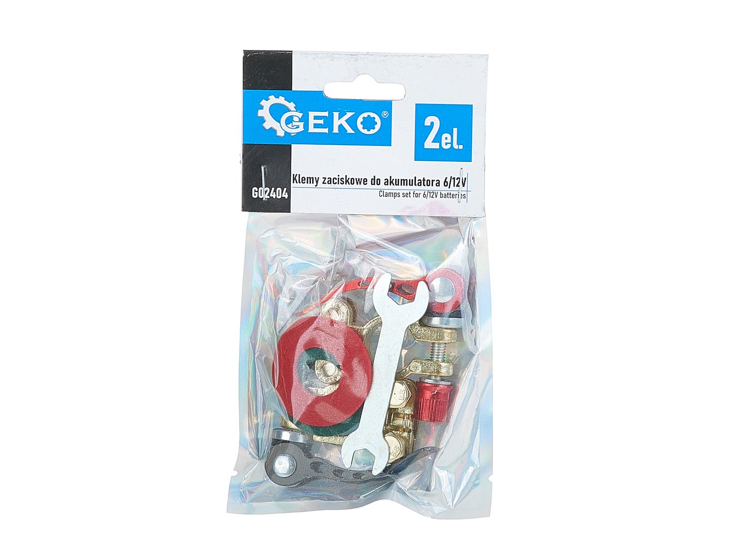 Kit-set morsetti per batteria, a palo per auto, a sgancio rapido, furgoni, navi, camper, 6/12V, Geko