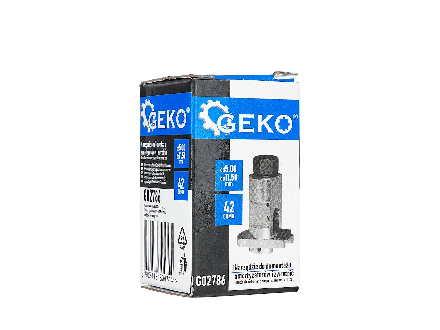 Kit-set strumento separatore ammortizzatore auto, estensione da 5-11,5mm, attrezzo per la rimozione dell'ammortizzatore idraulico dell'azionamento universale per la manutenzione Geko