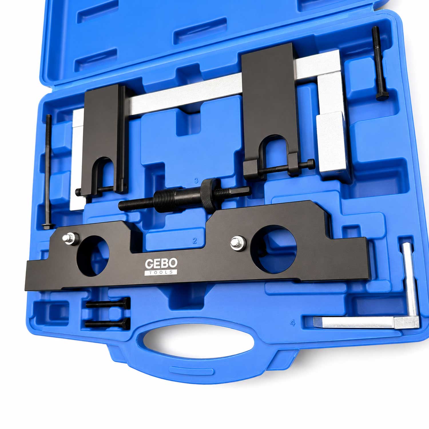 Kit messa in fase motori, set attrezzi per il bloccaggio/fasatura cinghia di distribuzione dell'albero a camme del motore, compatibile con BMW a benzina N20 N26 2.0 L Gebo Tools