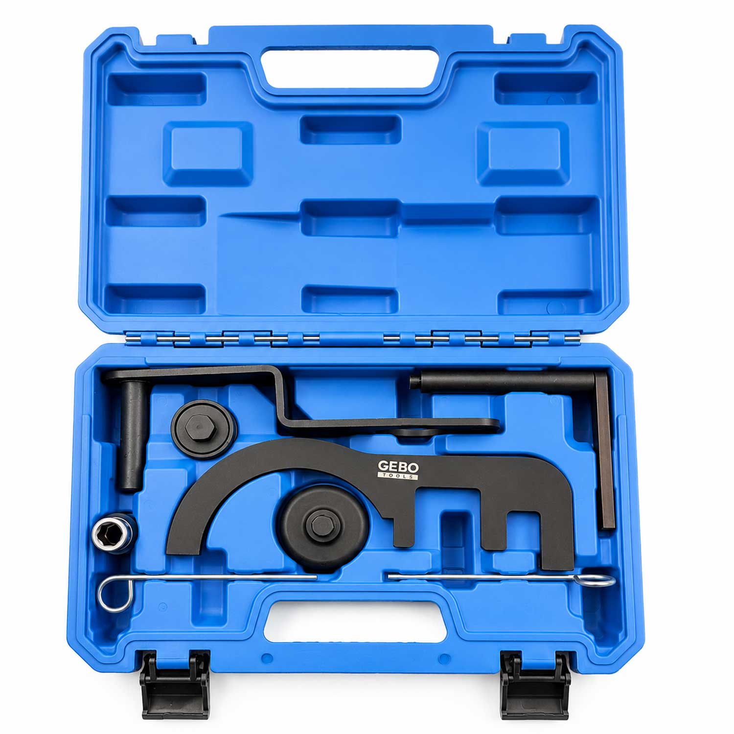 Kit messa in fase motori, set attrezzi per il bloccaggio/fasatura cinghia di distribuzione dell'albero a camme del motore, compatibile con Bmw N47 N57 Gebo Tools