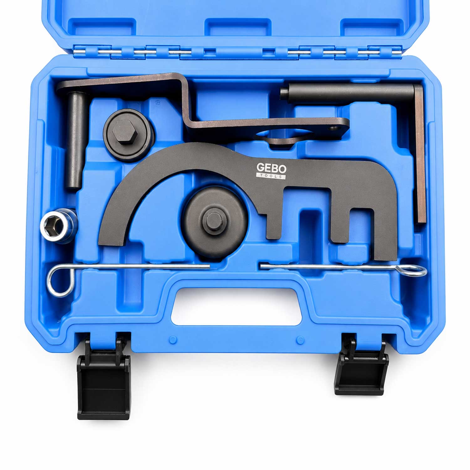 Kit messa in fase motori, set attrezzi per il bloccaggio/fasatura cinghia di distribuzione dell'albero a camme del motore, compatibile con Bmw N47 N57 Gebo Tools
