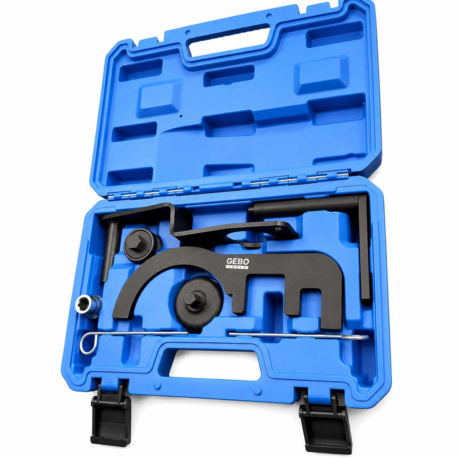 Kit messa in fase motori, set attrezzi per il bloccaggio/fasatura cinghia di distribuzione dell'albero a camme del motore, compatibile con Bmw N47 N57 Gebo Tools