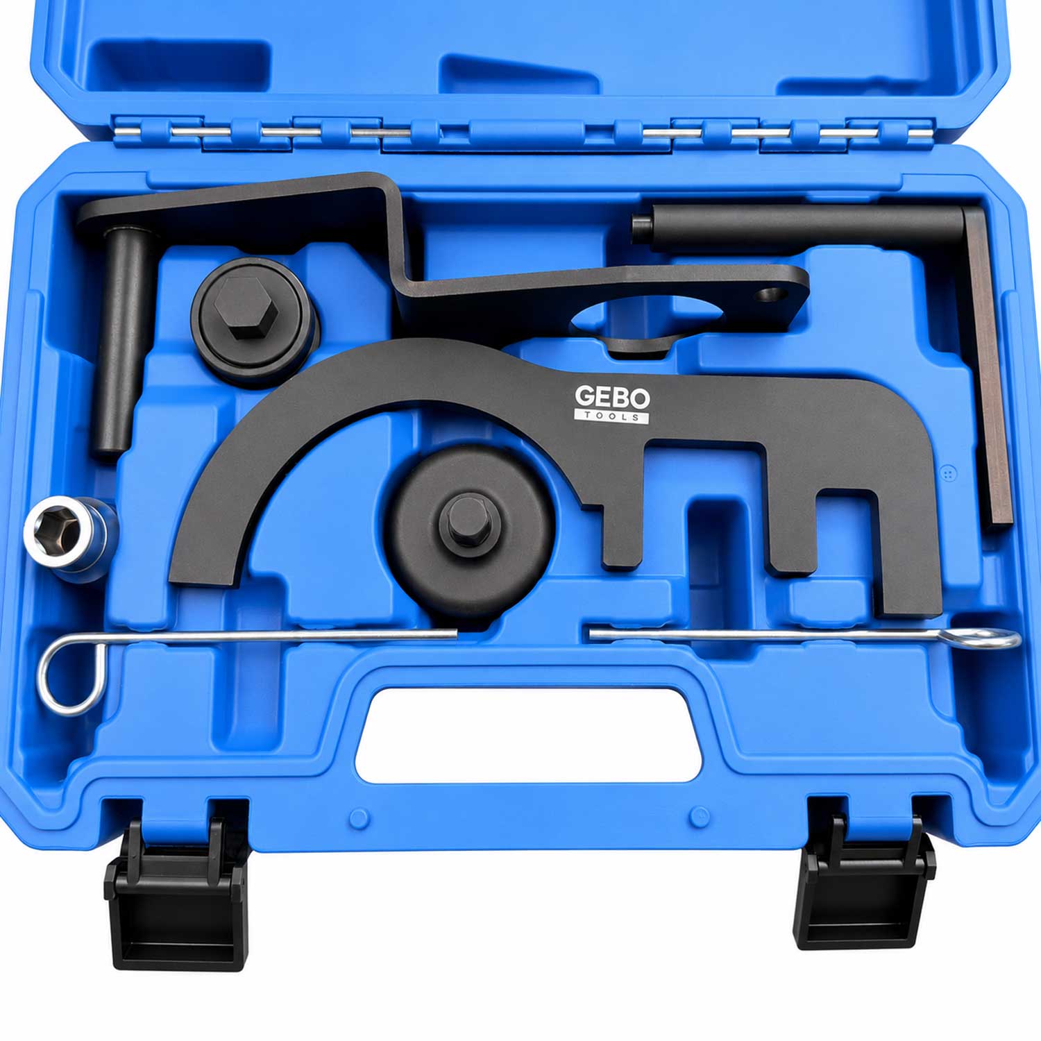 Kit messa in fase motori, set attrezzi per il bloccaggio/fasatura cinghia di distribuzione dell'albero a camme del motore, compatibile con Bmw N47 N57 Gebo Tools