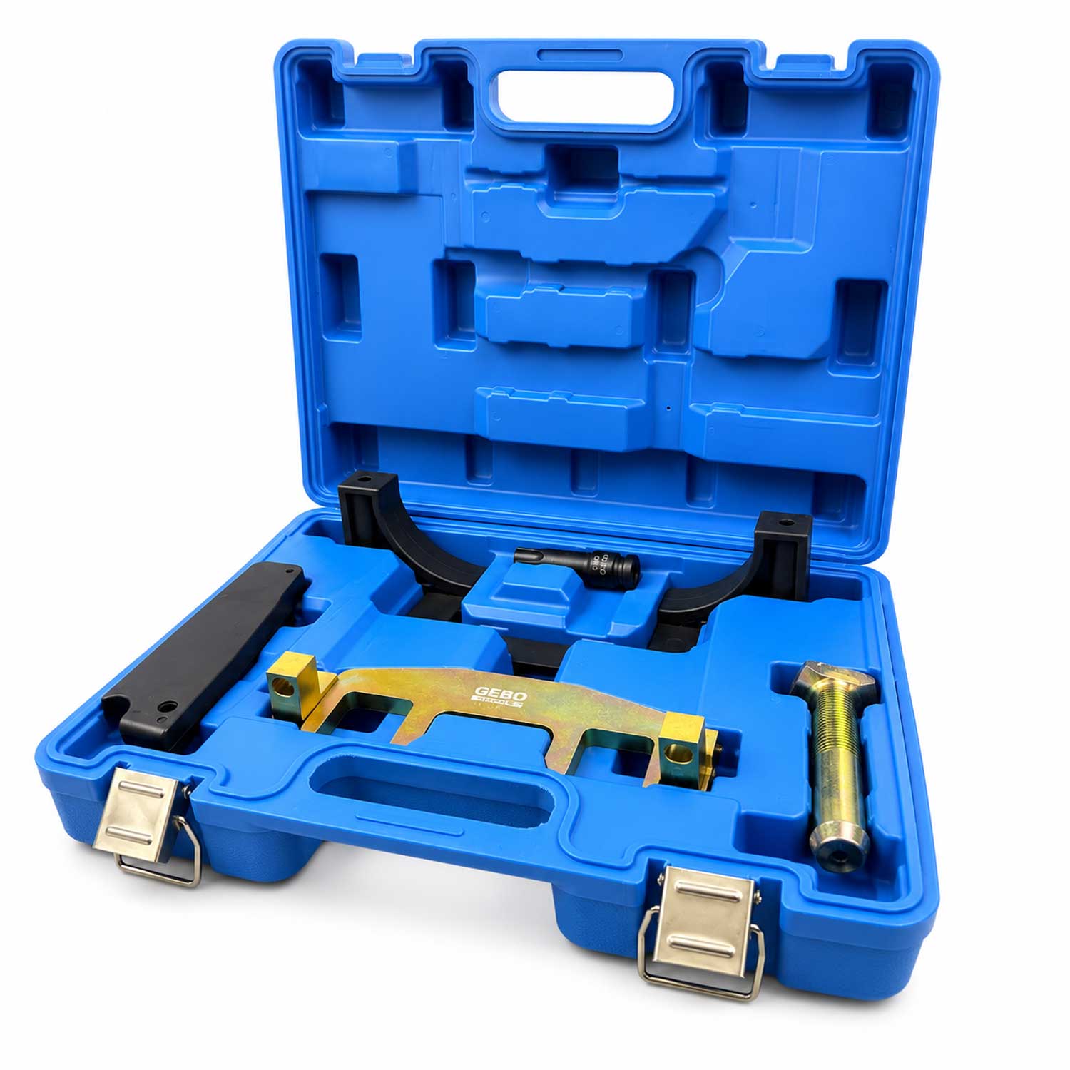 Kit messa in fase motori, set attrezzi per il bloccaggio/fasatura cinghia di distribuzione dell'albero a camme del motore, compatibile con Mercedes-Benz M271 Gebo Tools
