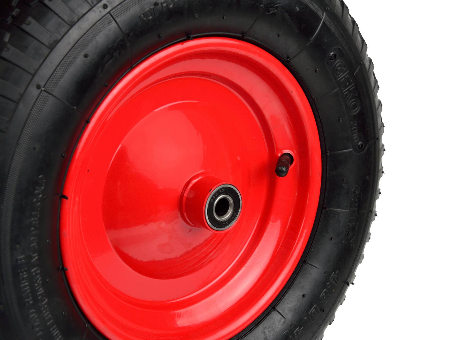 Ruota per carriola 4.00-8/2PR cerchio rosso